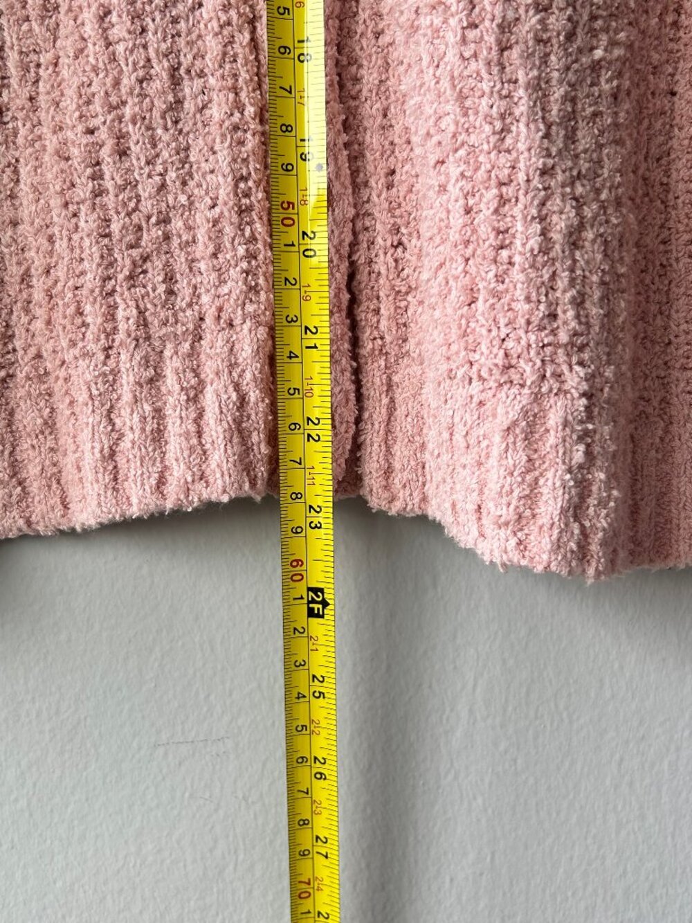 Eileen Fisher Large Pink Organic Cotton Cashmere Bouclé Cardigan Sweater - Picture 8 of 8